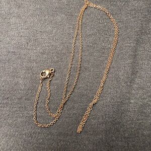18”- 14K Rose Gold ‘O’ Cable Chain